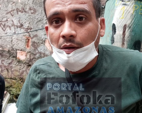 O homem foi sequestrado pelo tribunal do crime do bairro. Foto: Reprodução