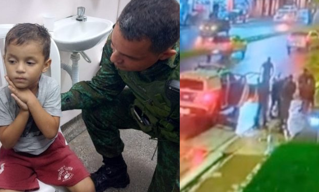 Após os procedimentos, o menino foi avaliado no pronto socorro. Foto: Divulgação