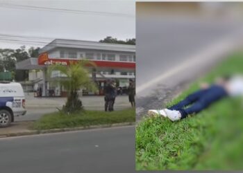 O crime aconteceu na avenida do Turismo, no Tarumã. Foto: Divulgação