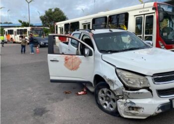 O crime aconteceu na tarde desta terça-feira (12), no meio de via movimentada na Zona Leste. Foto: Reprodução