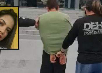 O suspeito foi encaminhado para a sede da DEHS. Foto: Reprodução