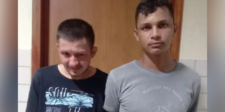 A dupla foi presa em flagrante. Foto: Divulgação