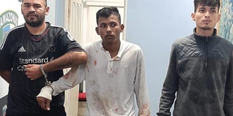 O trio foi apresentado no 6º Distrito Integrado de Polícia (DIP). Foto: Divulgação