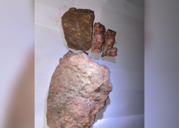 O urânio foi apreendido no último final de semana. Foto: Reprodução