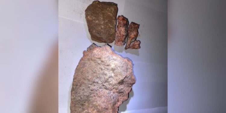 O urânio foi apreendido no último final de semana. Foto: Reprodução