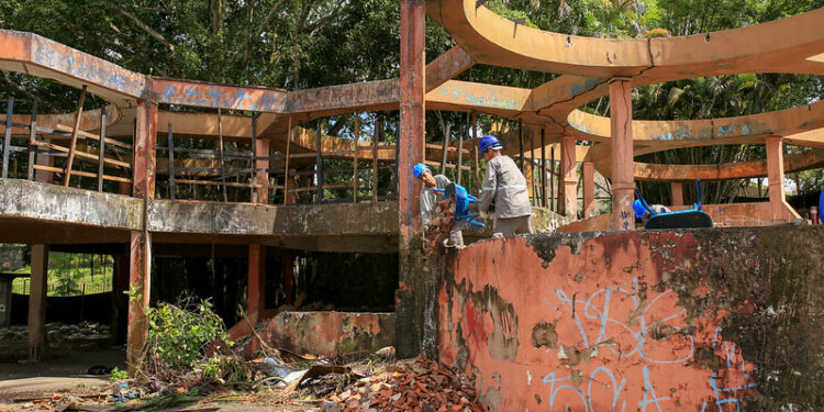 O espaço recebeu uma visita técnica. Foto: Antonio Pereira / Semcom