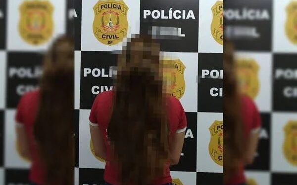 Doméstica presa por furtar R$15 mil do patrão (Foto: Divulgação PCDF)