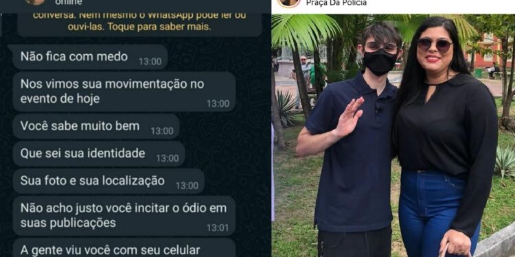 Fotógrafo diz que não estava no evento e assessora fez ameaças. Foto: Reprodução