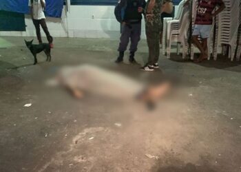 O homem morreu na hora e usava tornozeleira eletrônica. Foto: Reprodução