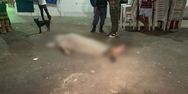 O homem morreu na hora e usava tornozeleira eletrônica. Foto: Reprodução