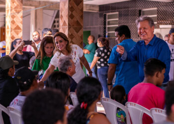 Arthur Neto teve recepção massiva de moradores e lideranças e agradeceu por todo carinho da população. Foto: João Neto – Assessoria PSDB-AM