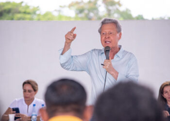 Visita a Autazes aconteceu neste domingo (22). Foto: João Neto / Assessoria PSDB-AM