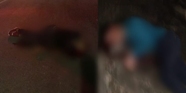 As vítimas foram levadas de carro até o local. Foto: Reprodução