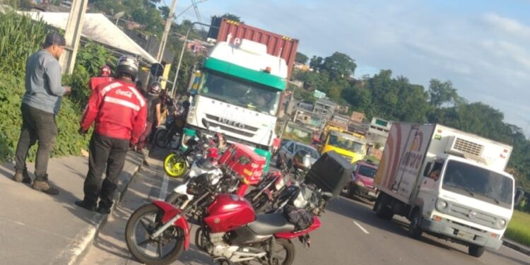 O acidente aconteceu na tarde desta sexta-feira (20). Foto: Reprodução