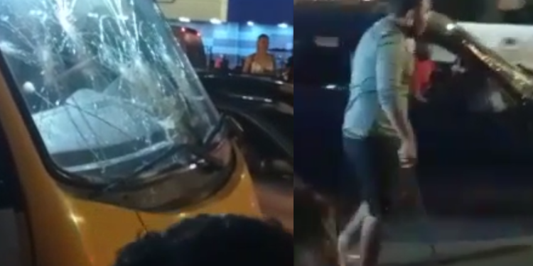 A confusão ocorreu na noite desta segunda-feira (9). Foto: Reprodução