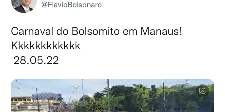 O senador fez a postagem no Twitter. Foto: Reprodução