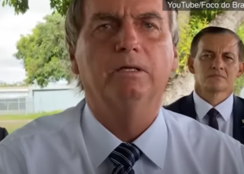 Bolsonaro deu declaração para os apoiadores, nesta segunda-feira (16). Foto: Reprodução