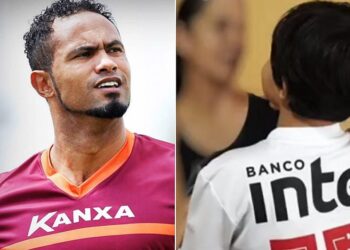 O ex-goleiro tem um filho, Bruninho, que está sem receber a pensão. Foto: Reprodução