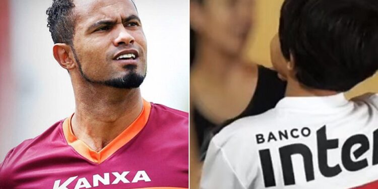 O ex-goleiro tem um filho, Bruninho, que está sem receber a pensão. Foto: Reprodução