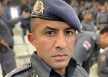 O capitão foi ferido no bairro Novo Aleixo. Foto: Reprodução