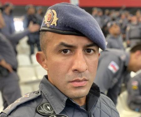 O capitão foi ferido no bairro Novo Aleixo. Foto: Reprodução