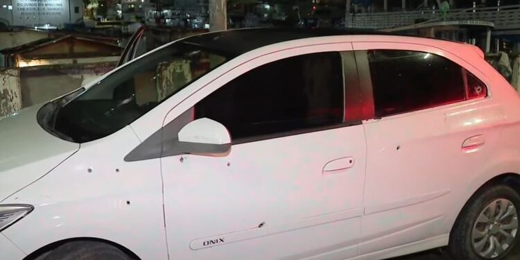 Um homem foi baleado no braço e os outros fugiram. Foto: Reprodução