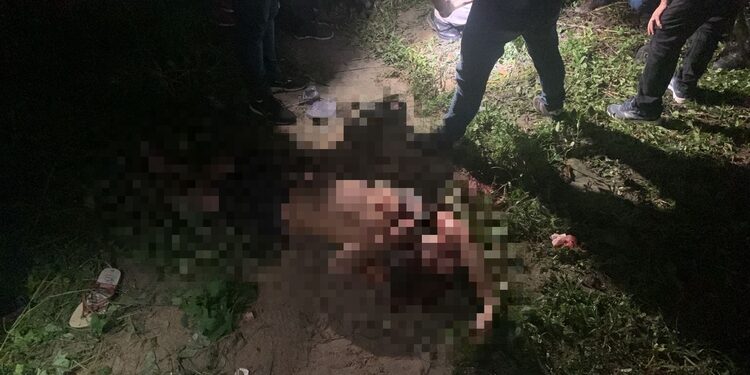 O homem foi perseguido e levou vários tiros. Foto: Reprodução