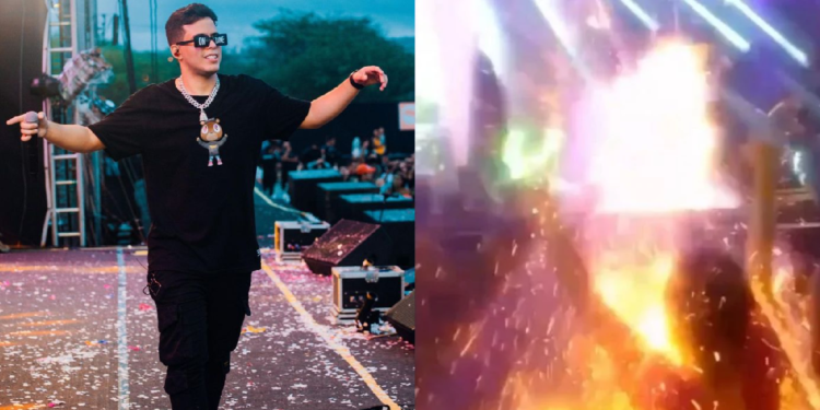 O show aconteceu na última terça-feira (24). Foto: Reprodução