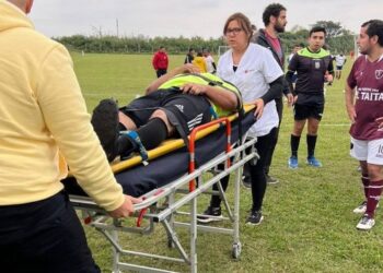 Árbitro leva tiro durante partida de futebol amador (Foto: Divulgação)