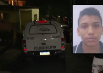 O rapaz morreu na hora. Ele ainda tentou correr. Foto: Reprodução