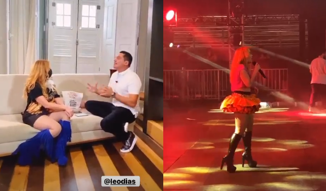 O jornalista está em Manaus junto com outros famosos. Foto: Reprodução