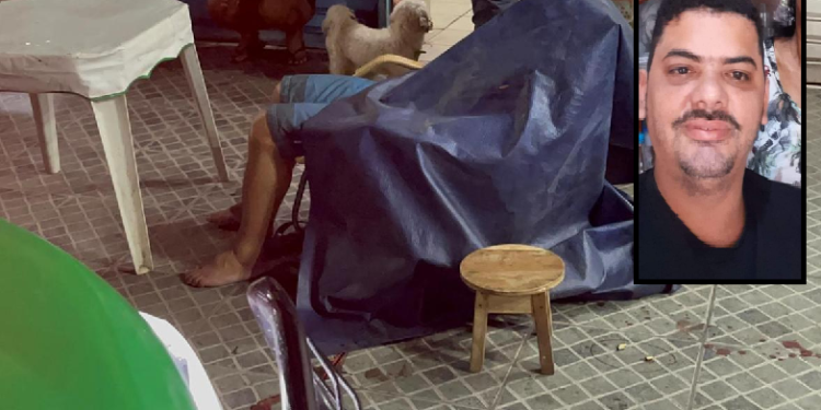 O homem morreu na hora, sentado em uma cadeira de balanço. Foto: Divulgação