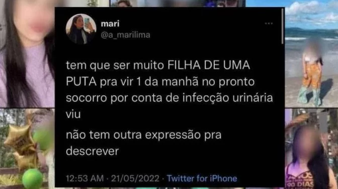 A postagem da médica foi detonada. Foto: Reprodução