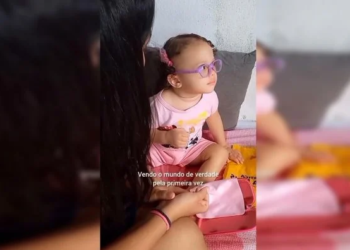 Olívia Silva tem apenas 2 anos. Foto: Reprodução