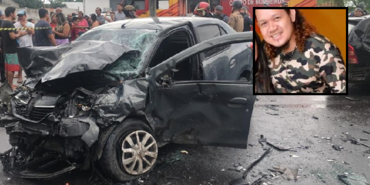 Rosinaldo estava em carro atingido por outro que invadiu a contramão. Foto: Reprodução