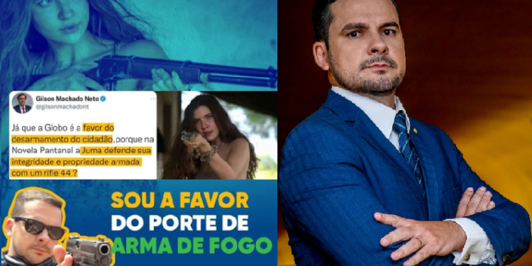 Parlamentar fez até montagem sobre o tema. Foto: Reprodução/Instagram