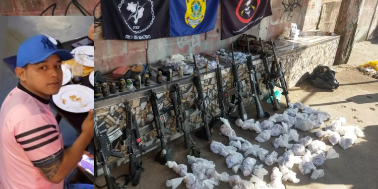 Ponga era do Comando Vermelho (CV) e estava em favela, segundo a polícia. Foto: Reprodução/TV Globo