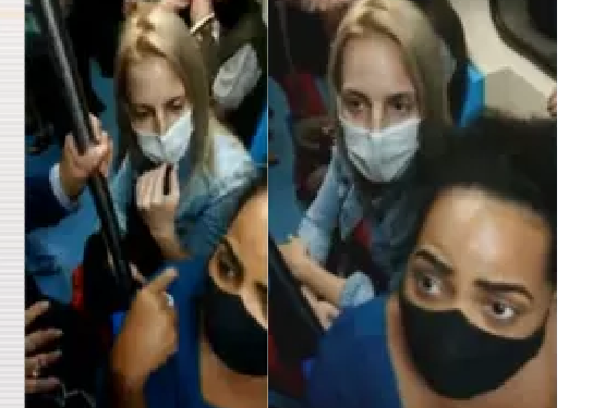 O caso aconteceu em um metrô de São Paulo. Foto: Reprodução