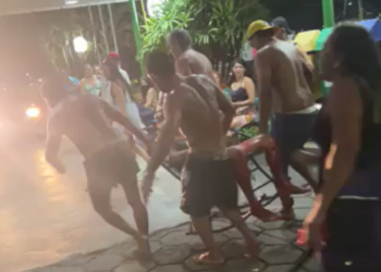 Ambas as vítimas foram levadas ao SPA São Raimundo. Foto: Reprodução