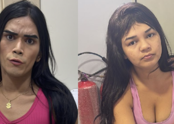 A travesti e a amiga foram presas. Foto: Reprodução