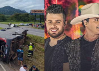 Haviam 19 pessoas no ônibus. Foto: Reprodução