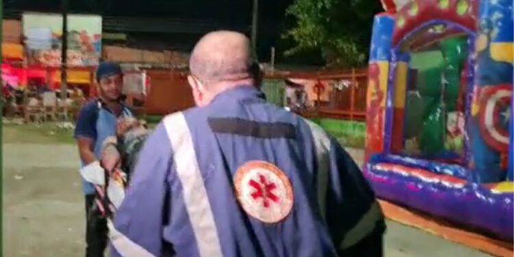 O homem foi baleado na noite desta terça-feira (3). Foto: Reprodução