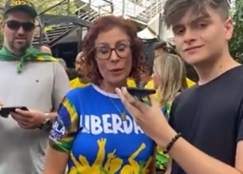 A resposta foi dada durante ato bolsonarista no último domingo (1º). Foto: Reprodução/YouTube