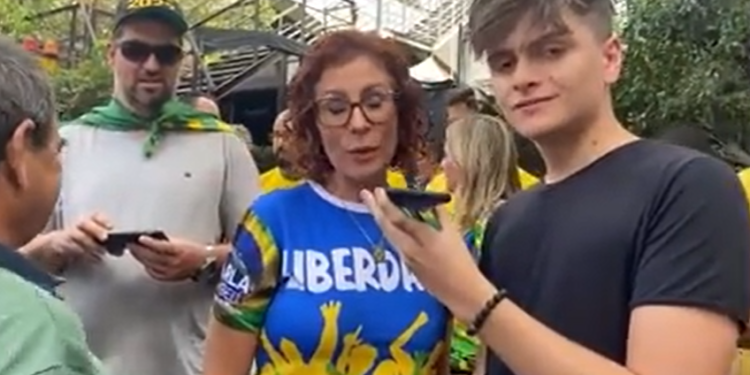 A resposta foi dada durante ato bolsonarista no último domingo (1º). Foto: Reprodução/YouTube