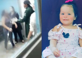 A bebê tinha apenas 1 ano e 6 meses. Foto: Reprodução