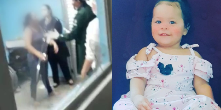 A bebê tinha apenas 1 ano e 6 meses. Foto: Reprodução