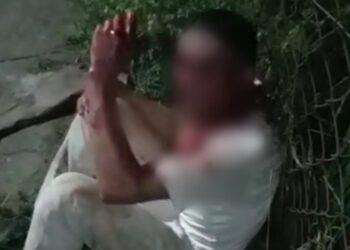 O homem foi pego no flagra. Foto: Reprodução