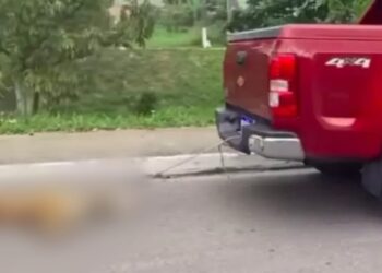 O caso aconteceu na Zona Norte de Manaus e causou revolta. Foto: Reprodução