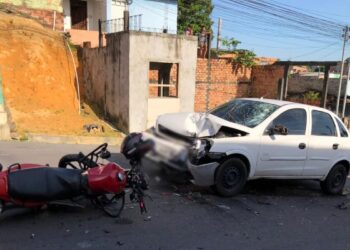 O acidente aconteceu na manhã desta sexta-feira (25). Foto: Divulgação