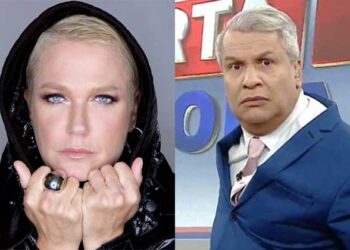 Desde 2020 o apresentador vem travando briga com a apresentadora. Foto: Reprodução/Internet